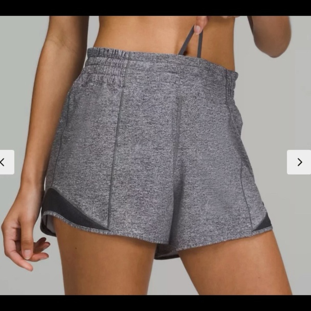 lululemon hotty hot 4inch shorts size 6